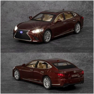 1:32 Lexus LS500h Car Alloy Sound&Light Model Diecast Kids Toy Collection Gifts - Image 1 of 4