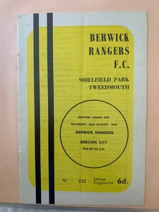 Berwick Rangers v Brechin City 1970 - Picture 1 of 1