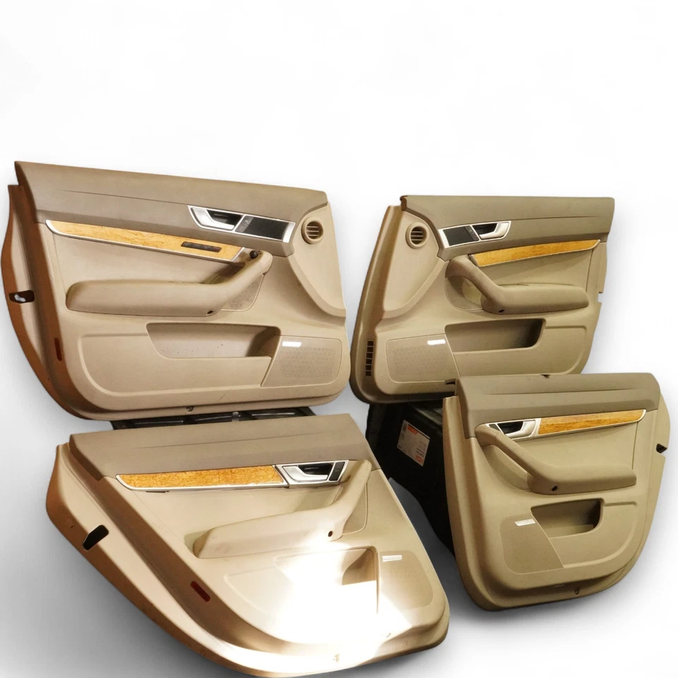 2007 Audi A6 A6 Quattro S6 C6 Door Panel Handle Inner Front Rear Left Right Set - Imagem 1 de 4
