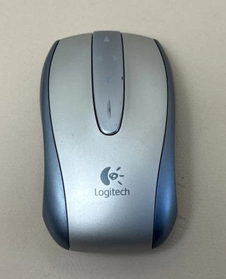 RARE Logitech V500 Cordless USB Optical Notebook Mouse (Silver) - Tested - Image 1 of 4