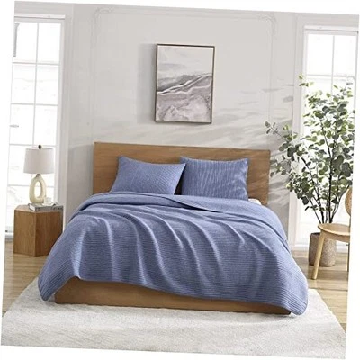  Atlas Jersey Knit Channel Stitch- All Seasons, Heather, T-Shirt Knit Twin Blue - Image 1 of 4