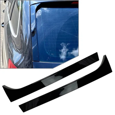 Fit Skoda Superb 2008-2015 2x Rear Window Spoiler Side Wing Trim Cover - Image 1 of 4