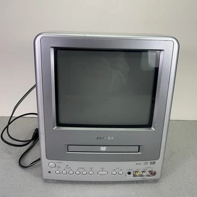 Toshiba 9” CRT TV/DVD MD9DP1 Combo Player Gaming Tube FOR PARTS ONLY *READ - Image 1 of 4
