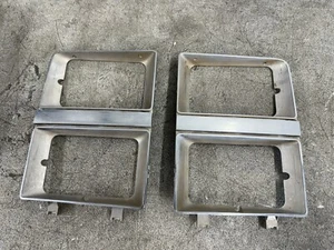 OEM Pair Headlight Bezels 81-82 Chevrolet C/K Trucks Blazer Suburban Jimmy - Picture 1 of 11