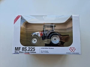 UH MASSEY FERGUSON 8S.225 BLEU BLANC ROUGE EDITION TRACTOR 1/32 SCALE - LIMITED - Picture 1 of 2