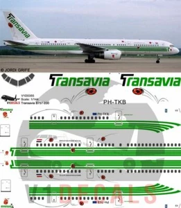 V1 Decals Boeing 757-200 Transavia for 1/144 Minicraft Model Airplane Kit  - Picture 1 of 8