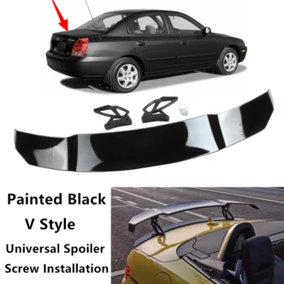 Universal For Hyundai Elantra 01-06 Sedan Racing Style Trunk Lid Spoiler Wing - Image 1 of 4