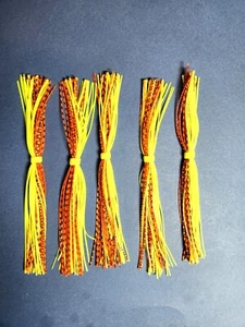 5 gonna in silicone tabella/scala pesce arancione 5-93-268 esca spinnerbait attacco basso - Foto 1 di 1