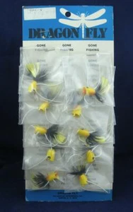 Dragon Fly 920-4 Carolina Miss Bug Misura 4 Giallo Nero Scheda Di 12 - Foto 1 di 1