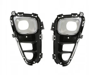 For KIA PICANTO 2018- front LEFT+RIGT lower grille SET with fog light hole - Picture 1 of 3