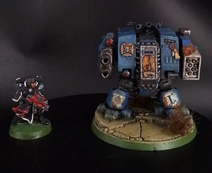 W40K Space Marines Adeptus Astarte Dreadnaught Ultramarines 99120101014 OLD OOP - Picture 1 of 4