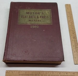 1960 - MOTOR'S FLAT RATE & PARTS MANUAL - 32nd Edition - First Printing - Picture 1 of 10
