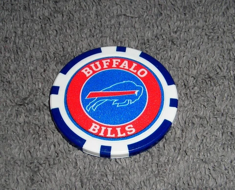 NFL BUFFALO BILLS SOUVENIR COLLECTIBLE POKER CHIP GOLF BALL MARKER Cover