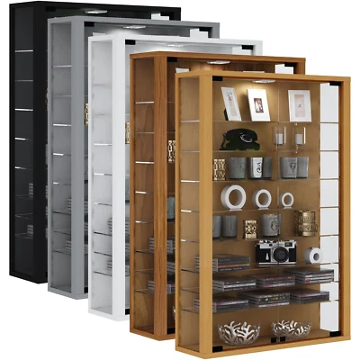 VCM® Wandvitrine „Vitrosa Mini“ - ohne Beleuchtung · 5 Farben · Sammelvitrine DJ - Bild 1 von 2