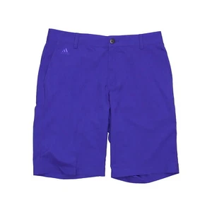 Adidas Golf Mens 10.5" Inseam Flat Front Walking Shorts (32, Purple) $60 - Picture 1 of 2
