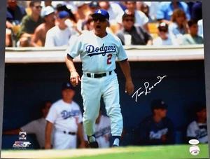 TOMMY LASORDA AUTOGRAPHED SIGNED LOS ANGELES DODGERS 16x20 PHOTO JSA - Picture 1 of 1