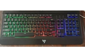 Victsing PC149A Illuminated Wired Gaming Keyboard - Picture 1 of 4