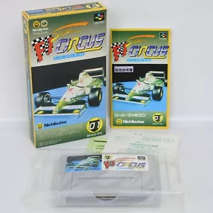 SUPER F1 CIRCUS Super Famicom Nintendo 7358 sf - Picture 1 of 8