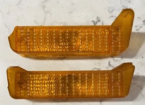 2 - 1969 IMPALA FRONT PARKING TURN SIGNAL LENSES 5961196, 5961132 - Picture 1 of 14