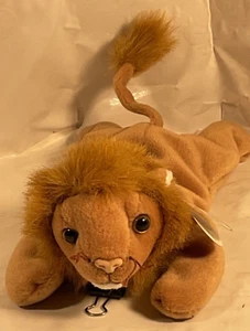 ERRORS Beanie Baby Roary the Lion, 4 th Gen Hang Tag and 4 th Gen Tush Tag - Picture 1 of 10