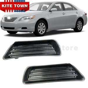 Pair of Fog Lamp Light Covers Right & Left Set For 2007 2008 2009 TOYOTA CAMRY - Picture 1 of 5