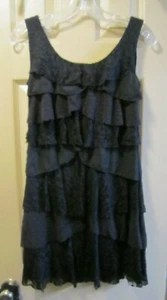NEW SZ PP STYLE & CO. PETITES MIXED MEDIA LITTLE BLACK DRESS, "LBD", NWTS, $59 - Bild 1 von 8