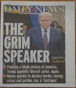 Donald Trump Inauguration Special NY Daily News 1/21/2025 🤑 - Picture 1 of 3