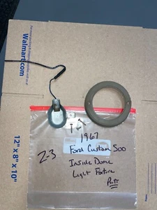 1967 Ford Custom 500 interior dome lamp socket With Retainer Ring - OEM - Picture 1 of 8