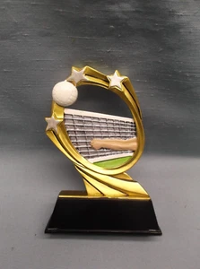 Trofeo de voleibol cósmico resina RCM117 bola de premio y red - Imagen 1 de 1