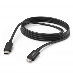 Hama 3m USB-C zu Lightning Schnell-Ladekabel Datenkabel für Apple iPhone iPad PD - Afbeelding 1 van 3