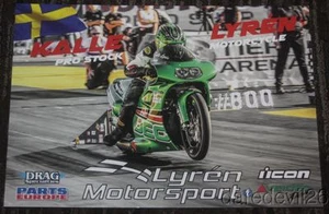 2015 Kalle Lyren Veidec Racing Suzuki GSXR Pro Stock Motorrad NHRA Postkarte - Bild 1 von 1