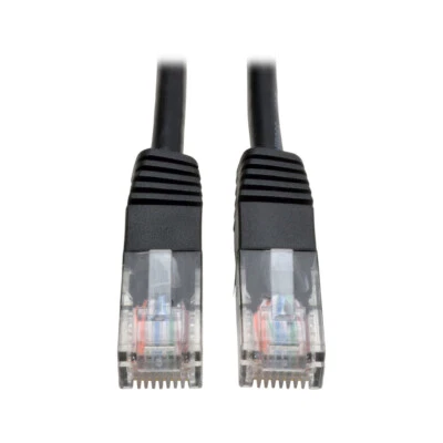 TRIPP LITE CABLES AND CONNECTI N002-004-BK 4ft Cat5e / Cat5 350MHz Molded Patch - Image 1 of 2