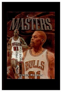 1997-98 Topps Finest Masters Dennis Rodman Chicago Bulls pelar - Imagen 1 de 2