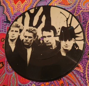 U2 1987 Gothenburg Press Conference original UK 7" picture disc - Picture 1 of 2