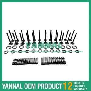 New 6UZ1 Valve Guide Seat Kit and head gasket For Isuzu diesel engines - Picture 1 of 2