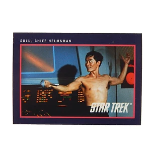 SULU STAR TREK TRADING CARD #101, 1991 25th ANNIVERSARY, IMPEL TRADING CARD - Picture 1 of 2