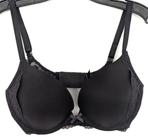 VICTORIA’S SECRET Dream Angel Black Push Up Convertible Bra 34D Lace Side Detail - Picture 1 of 15