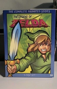 The Legend Of Zelda: The Complete Animated Series DVD Set (3-Discs, 2005) - Foto 1 di 7