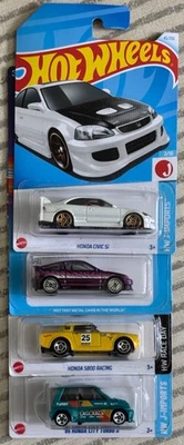 Hot Wheels Honda Lote de 4 Coches con Treasure Hunt Foto 1 de 4
