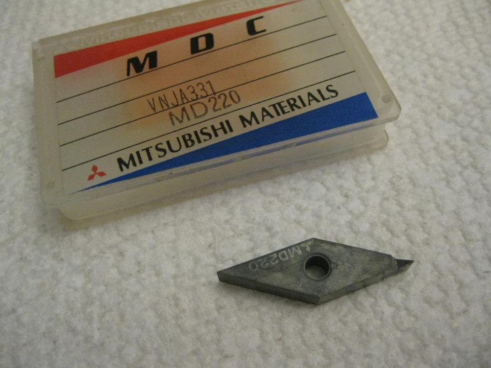 MITSUBISHI VNJA331 MD220 Lote de 1 Inserto Punta Diamante Foto 1 de 1