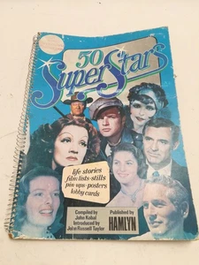 50 SuperStars Spiralbound Book by John Kobal Hamlyn 1970s Movie Icons - Picture 1 of 6