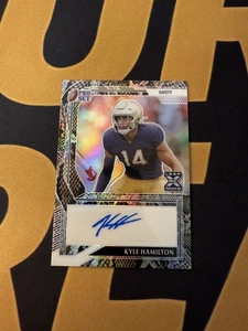 2022 Leaf Pro Set Metallo KYLE HAMILTON #PA-KH1 Pelle di Serpente Auto RC #4/5 Rookie - Foto 1 di 2