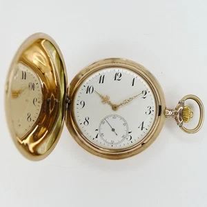 IWC Taschenuhr in 14ct Roségold 3/4 Platine bestes Uhrwerk um ca.1911 - Bild 1 von 15