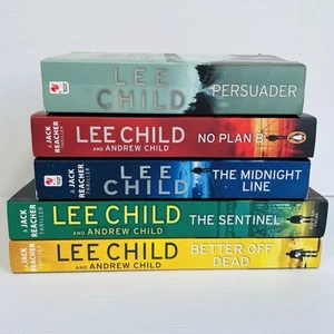 Lee Child Jack Reacher Thriller Books x 5 (Paperbacks, Crime Thriller) - Picture 1 of 9
