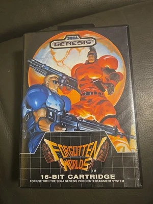 Forgotten Worlds (Sega Genesis, 1989) CIB w/Manual. - Image 1 of 3