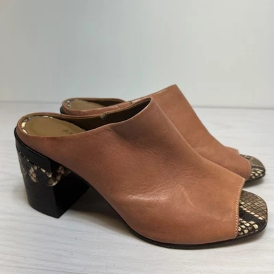 Ariat Women Western Turo 24 Peep Toe Mule Heel Shoe Size 7B Sample - Image 1 of 4