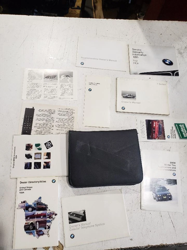 Manual del propietario - BMW 740I sedán 2000 - OEM Foto 1 de 4