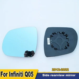Anti-glare Wide Angle Car Side Rearview Mirror Glass Heated For Infiniti Q05 - Picture 1 of 5