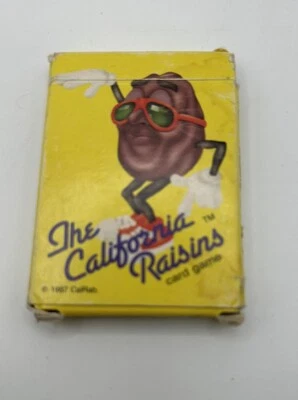 Vintage 1987 The California Raisins Matching Card Game ~ Complete - Image 1 of 4