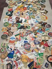 Lotto di 350 sottobicchieri birra originali, nuovi e usati